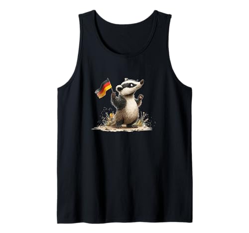 Süßer Dachs in Deutschland Kostüm für Erwachsene und Kinder Tank Top von German Badger Outfit