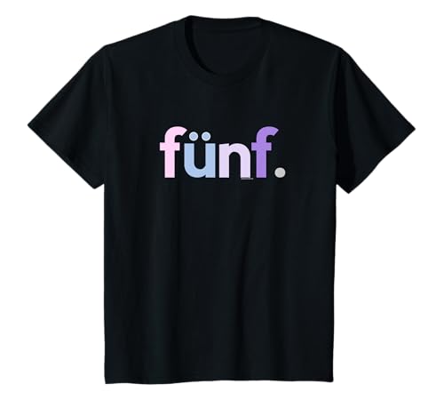 5th Geburtstag T-Shirt Mädchen 5 Funf Jahre | Deutsche Five T-Shirt 5th Geburtstag T-Shirt Mädchen 5 Funf Jahre | Deutsche Five T-Shirt von German Birthday Shirts by alphabet lab
