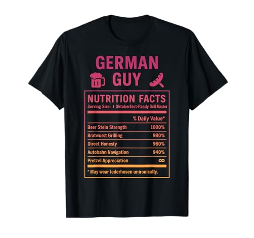 Lustige deutsche Männer T-Shirt Lustige deutsche Männer T-Shirt von German Culture Gifts for Men of German