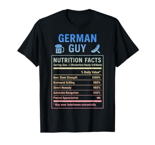 Lustige deutsche Männer T-Shirt Lustige deutsche Männer T-Shirt von German Culture Gifts for Men of German