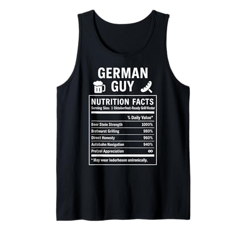 Lustige deutsche Männer Tank Top Lustige deutsche Männer Tank Top von German Culture Gifts for Men of German