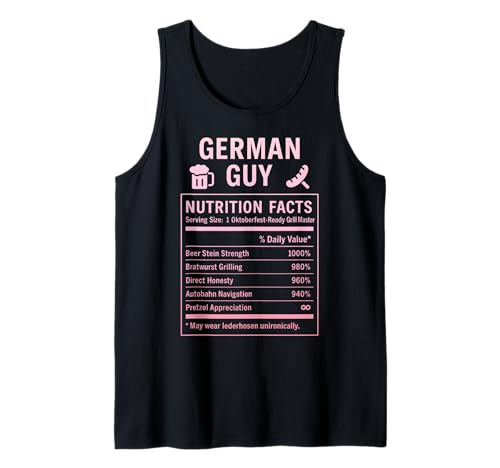 Lustige deutsche Männer Tank Top Lustige deutsche Männer Tank Top von German Culture Gifts for Men of German