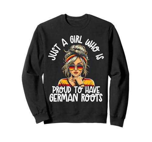 Stolzes Mädchen mit Deutschen Wurzeln Deutschland Liebhaber Frauen Sweatshirt Stolzes Mädchen mit Deutschen Wurzeln Deutschland Liebhaber Frauen Sweatshirt von German Humor Designs for Germany Lover Deutschland