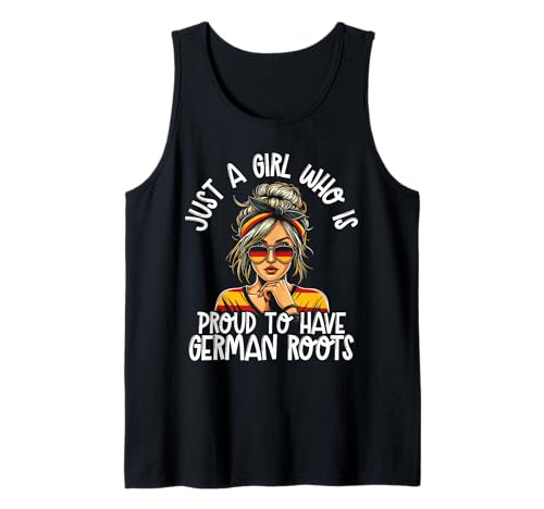 Stolzes Mädchen mit Deutschen Wurzeln Deutschland Liebhaber Frauen Tank Top Stolzes Mädchen mit Deutschen Wurzeln Deutschland Liebhaber Frauen Tank Top von German Humor Designs for Germany Lover Deutschland