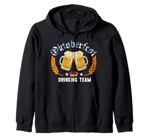 Oktoberfest Trinkteam 2025 Oktoberfest Kostüm Herren Damen Kapuzenjacke Oktoberfest Trinkteam 2025 Oktoberfest Kostüm Herren Damen Kapuzenjacke von German Oktoberfest Drinking Team 2025 Costume