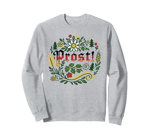 Vintage Oktoberfest German Prost Beer Drinking Men Women Sweatshirt von German Prost Oktoberfest Celebration Wear
