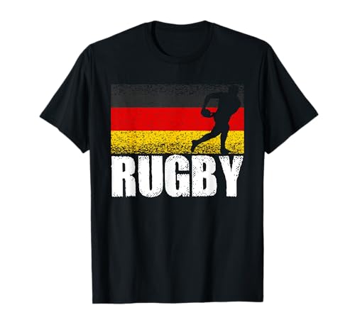 German Retro Vintage Sport Clothing Co. Deutschland Flagge Rugby Sport T-Shirt für Jungen und Mädchen, Schwarz, S German Retro Vintage Sport Clothing Co. Deutschland Flagge Rugby Sport T-Shirt für Jungen und Mädchen, Schwarz, S von German Retro Vintage Sport Clothing Co.