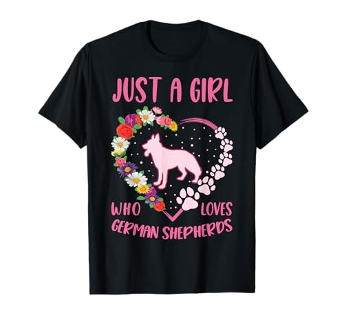Deutscher Schäferhund Mädchen T-Shirt Deutscher Schäferhund Mädchen T-Shirt von German Shepherd Deutscher Schäferhund Kleidung