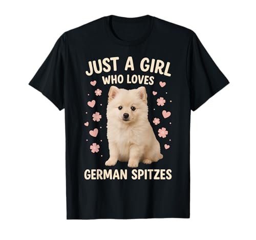 Nur EIN Mädchen, das Deutschen Spitz liebt T-Shirt Nur EIN Mädchen, das Deutschen Spitz liebt T-Shirt von German Spitz Dog