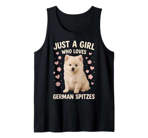 Nur EIN Mädchen, das Deutschen Spitz liebt Tank Top von German Spitz Dog