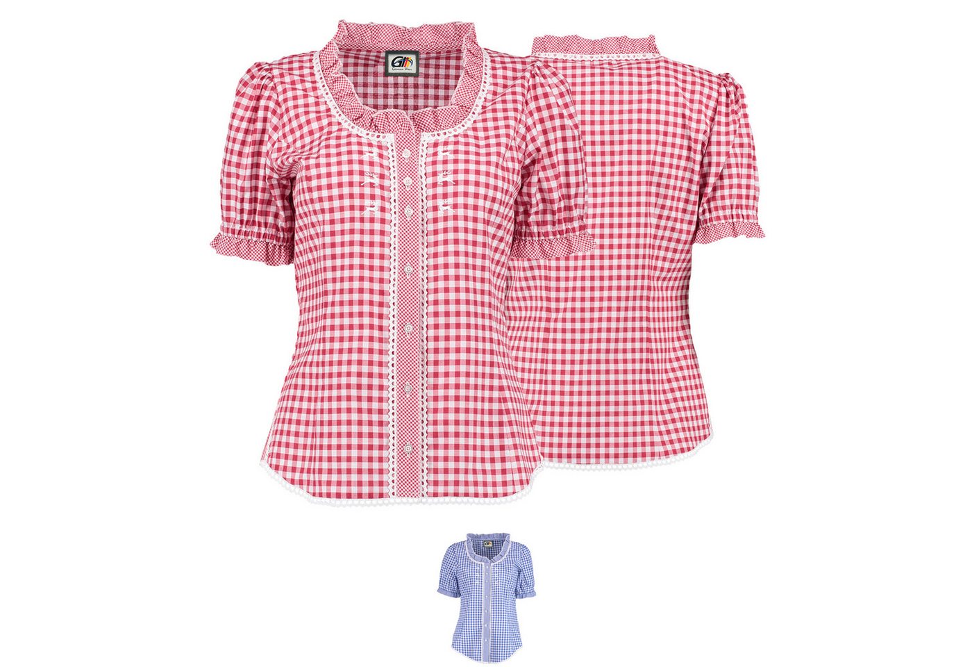 German Wear Carmenbluse OB35 Trachtenbluse Carmenbluse für trachten lederhosen bluse kariert German Wear Carmenbluse OB35 Trachtenbluse Carmenbluse für trachten lederhosen bluse kariert von German Wear