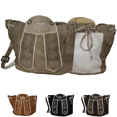 German Wear Damen Trachtentasche Dirndl Taschen Trachten ledertasche in der 4x Farben, Farbe:Beige German Wear Damen Trachtentasche Dirndl Taschen Trachten ledertasche in der 4x Farben, Farbe:Beige von German Wear