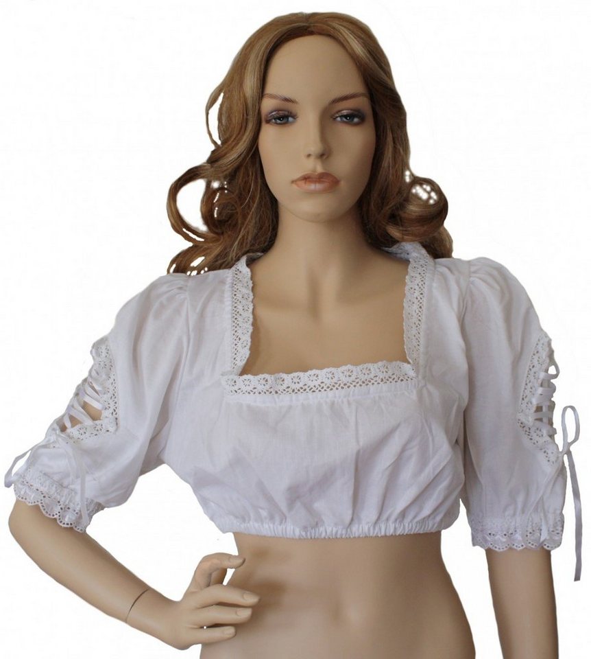 German Wear Dirndlbluse GW1504 Dirndl-bluse Trachtenbluse in Weiß Trachtenmode German Wear Dirndlbluse GW1504 Dirndl-bluse Trachtenbluse in Weiß Trachtenmode von German Wear
