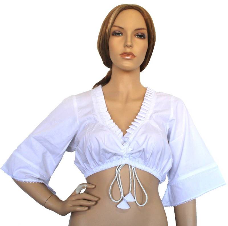 German Wear Dirndlbluse GW1507 Dirndlbluse Trachtenbluse Trachtenmode in Weiß von German Wear