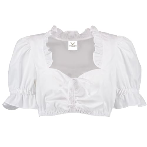German Wear Dirndlbluse Trachtenbluse Weiß Trachtenmode von German Wear