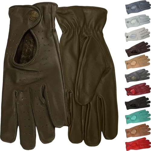 German Wear Unisex Damen & Herren Autofahrer-Handschuhe Autofahrerhandschuhe Lederhandschuhe Autohandschuhe German Wear Unisex Damen & Herren Autofahrer-Handschuhe Autofahrerhandschuhe Lederhandschuhe Autohandschuhe von German Wear