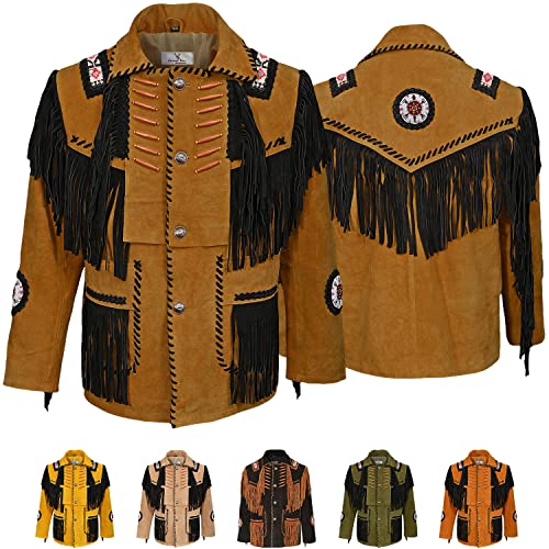 German Wear Herren Westernjacke Western Reiter Jacke Lederjacke 50 Braun German Wear Herren Westernjacke Western Reiter Jacke Lederjacke 50 Braun von German Wear