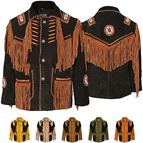 German Wear Herren Westernjacke Western Reiter Jacke Lederjacke 52 Schwarz German Wear Herren Westernjacke Western Reiter Jacke Lederjacke 52 Schwarz von German Wear