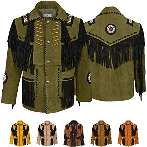 German Wear Herren Westernjacke Western Reiter Jacke Lederjacke 58 Grün German Wear Herren Westernjacke Western Reiter Jacke Lederjacke 58 Grün von German Wear