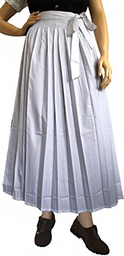 German Wear Lange Dirndlschürze Trachtenschürze schürze lang Dirndl Dirndel Weiss, Größe:42-44 German Wear Lange Dirndlschürze Trachtenschürze schürze lang Dirndl Dirndel Weiss, Größe:42-44 von German Wear