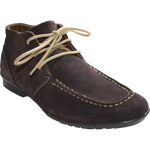 German Wear Leder Desert Boots Stiefeletten Schnürschuhe Wildleder Schuhe Blau, Beige, Braun & Schwarz 41 EU Dunkelbraun German Wear Leder Desert Boots Stiefeletten Schnürschuhe Wildleder Schuhe Blau, Beige, Braun & Schwarz 41 EU Dunkelbraun von German Wear