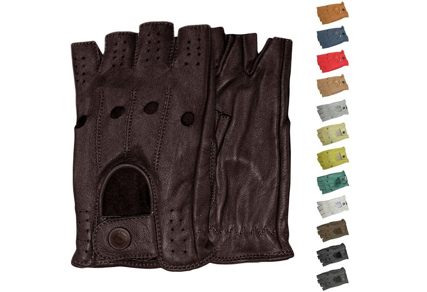German Wear Lederhandschuhe Driving-GL3 Driving Halbfinger Fingerlose Autofahrer Lederhandschuhe echtleder German Wear Lederhandschuhe Driving-GL3 Driving Halbfinger Fingerlose Autofahrer Lederhandschuhe echtleder von German Wear