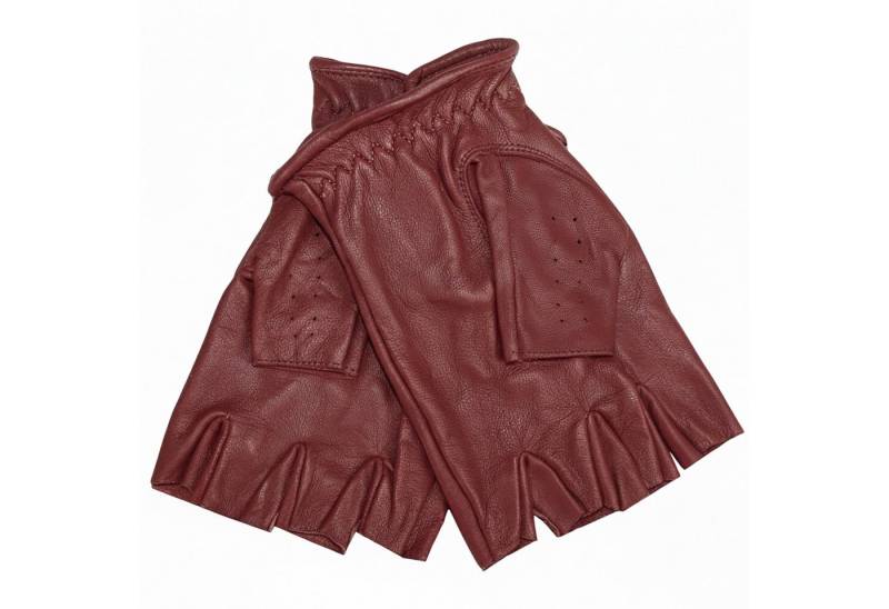 German Wear Lederhandschuhe Driving-GL3 Driving Halbfinger Fingerlose Autofahrer Lederhandschuhe echtleder von German Wear