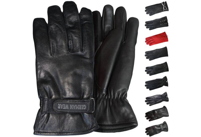 German Wear Lederhandschuhe TrendGL-6 Lederhandschuhe Lammnappa Handschuhe echtleder winter Handschuhe von German Wear