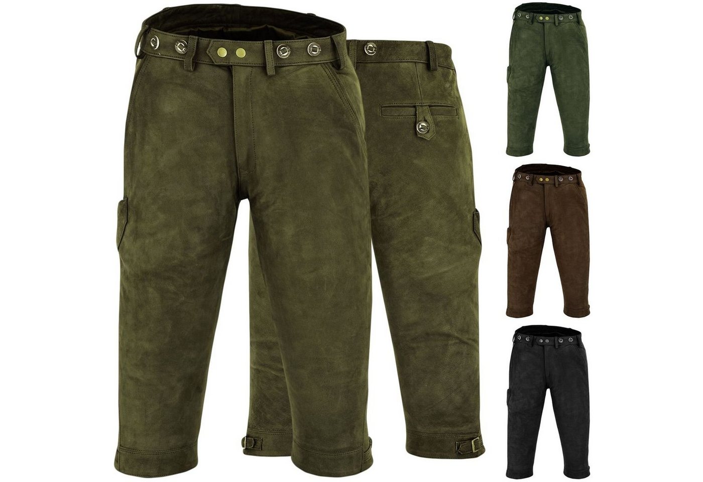 German Wear Lederhose GW600 Jagd lederhose Kniebundhose Jagdhose Trachtenlederhose wanderlederhose von German Wear