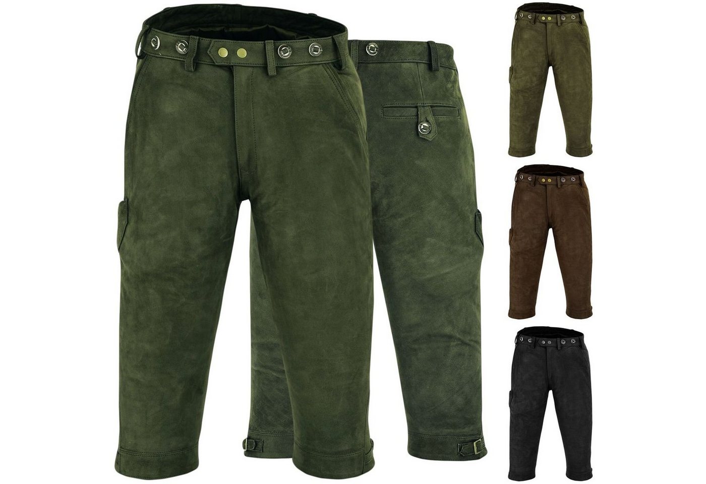 German Wear Lederhose GW600 Jagd lederhose Kniebundhose Jagdhose Trachtenlederhose wanderlederhose von German Wear