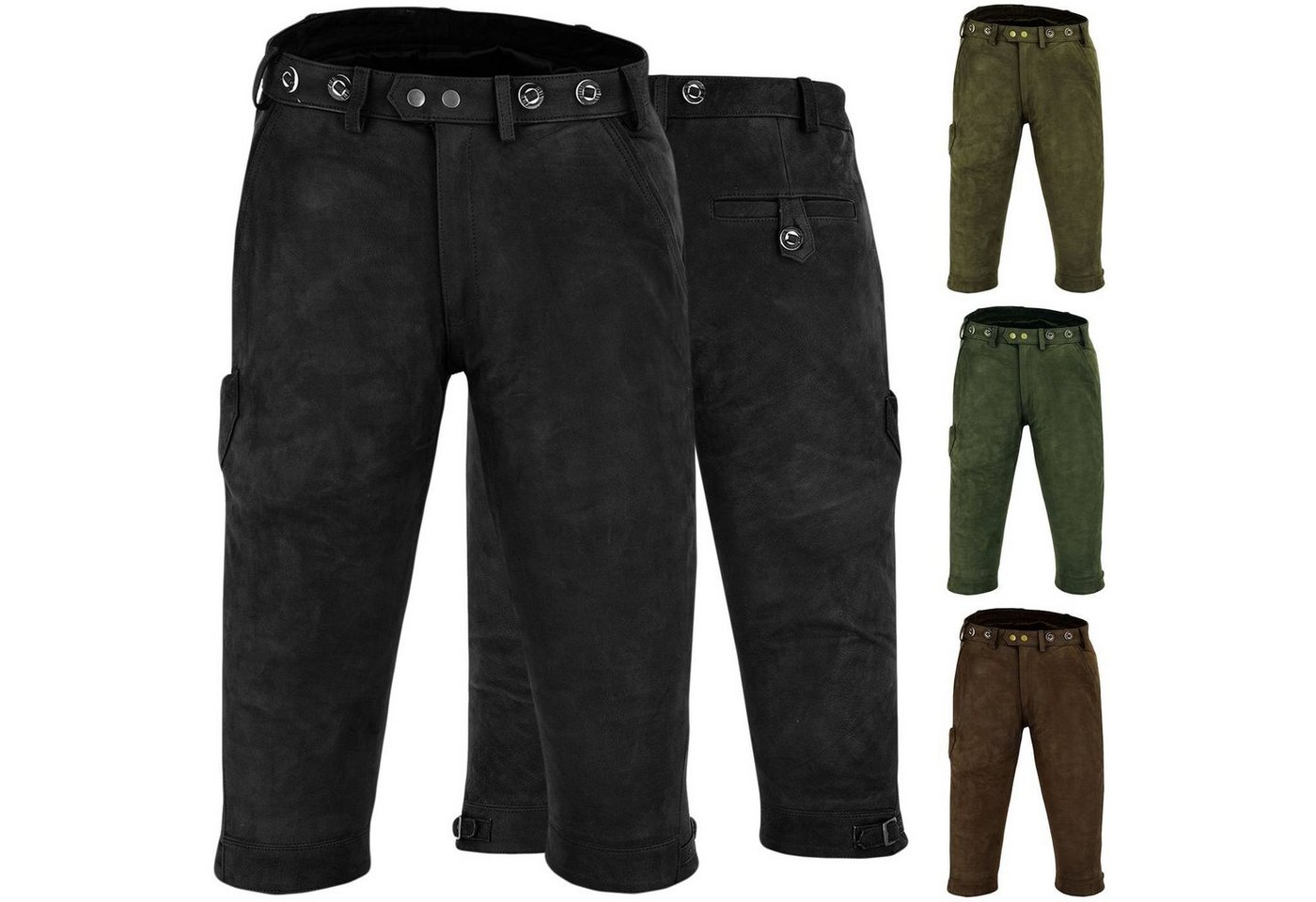 German Wear Lederhose GW600 Jagd lederhose Kniebundhose Jagdhose Trachtenlederhose wanderlederhose von German Wear