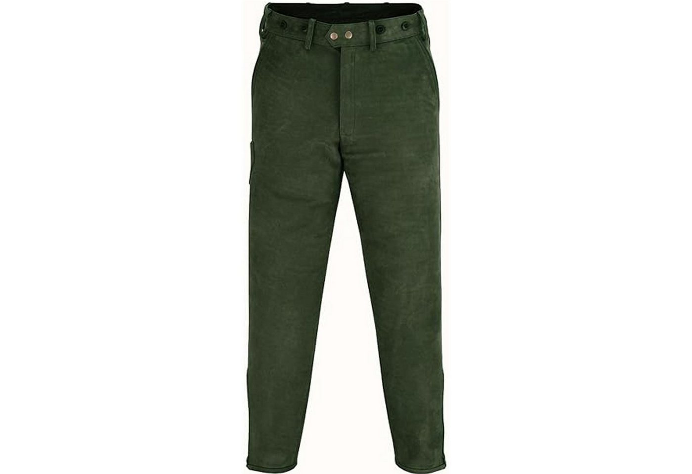 German Wear Lederhose GW601 Lange Jagd Trachten Lederhose Jägerhose Jagdhose aus Nubuckleder von German Wear