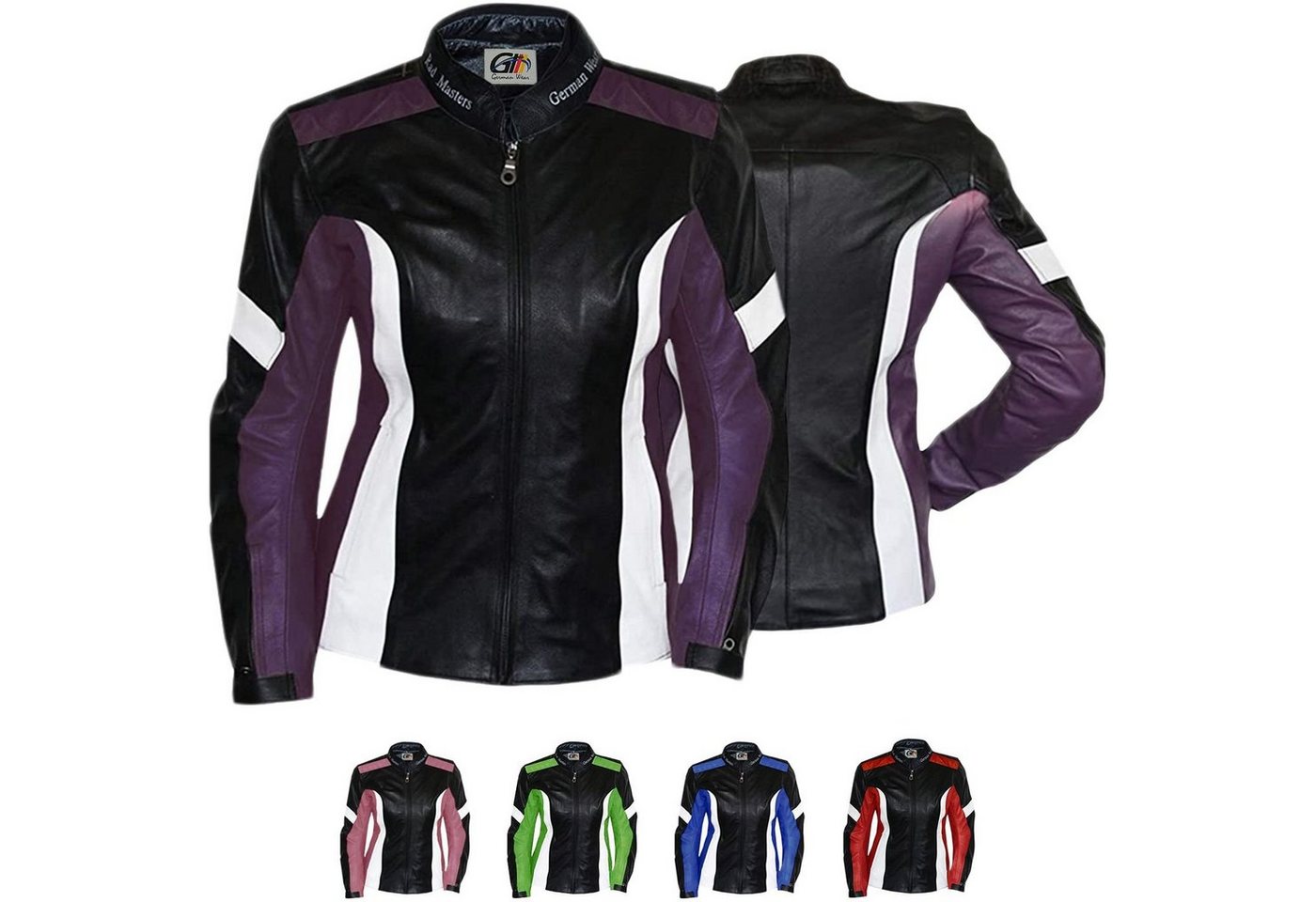 German Wear Lederjacke GW421J Damen Lederjacke Motorradjacke motorradlederjacke von German Wear