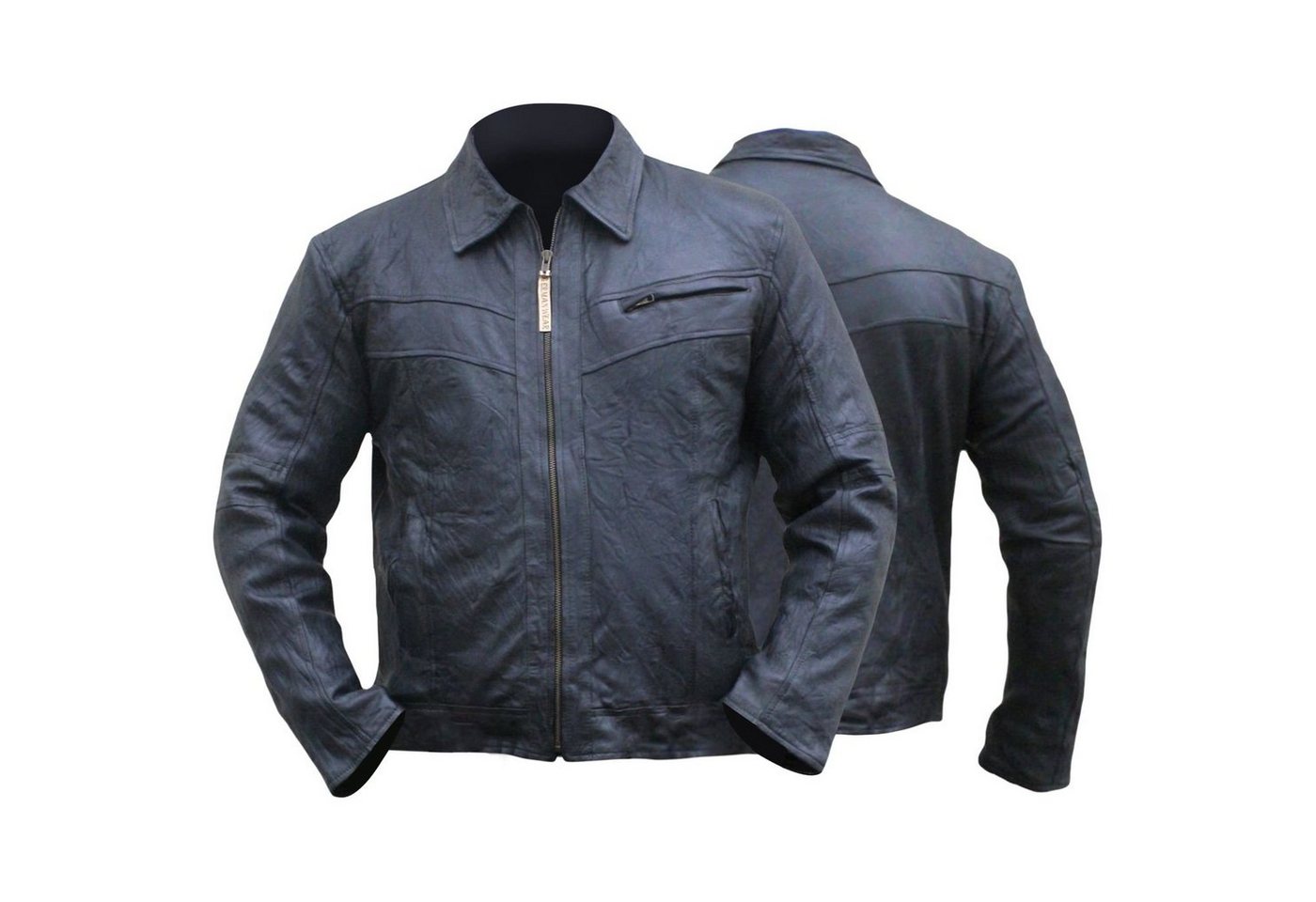 German Wear Lederjacke Trend 505J Lederjacke Jacke aus Lamm Nappa Leder schwarz von German Wear