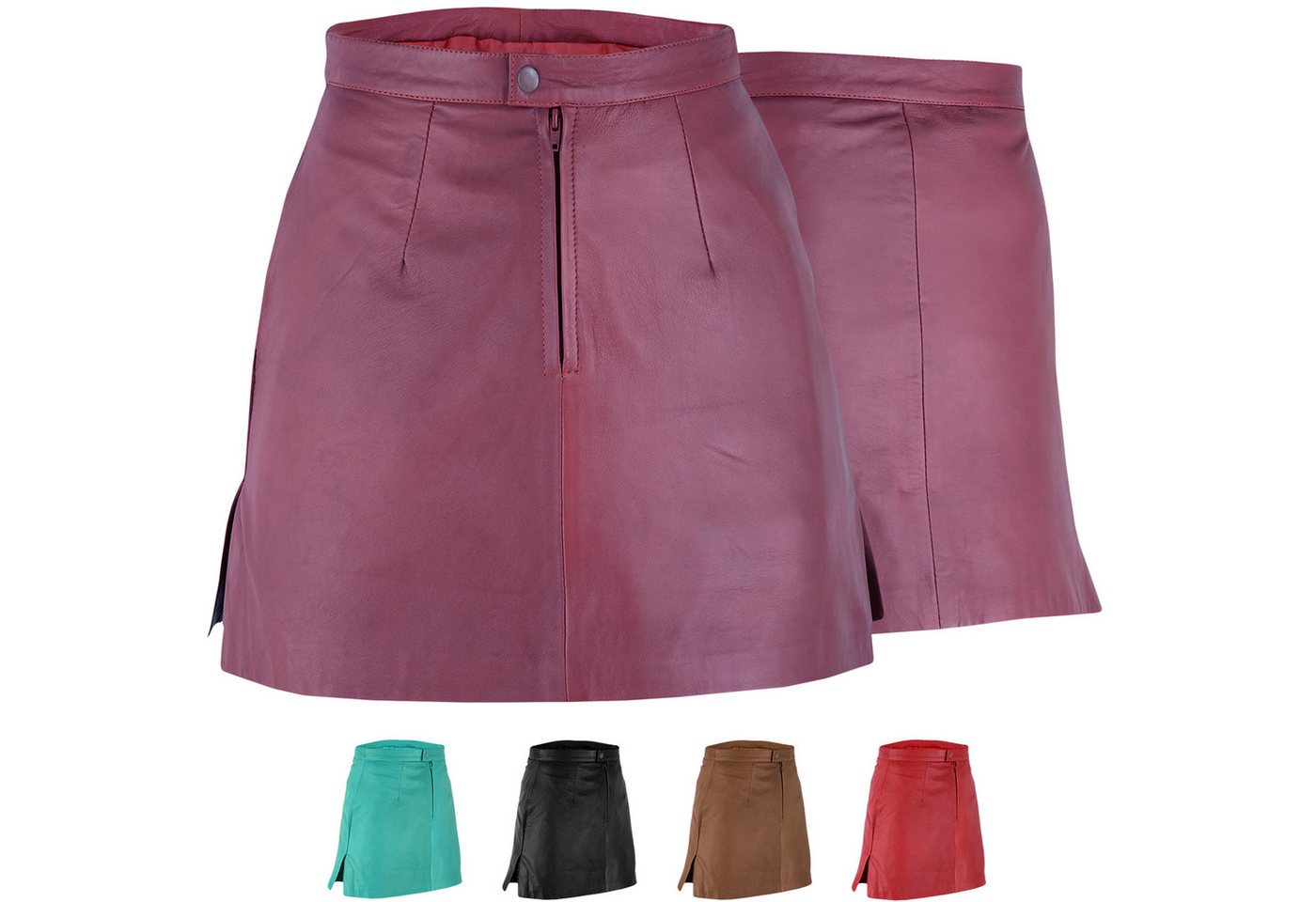 German Wear Lederrock Trend451R Mini Mini Lederrock echtes Leder schwarz German Wear Lederrock Trend451R Mini Mini Lederrock echtes Leder schwarz von German Wear