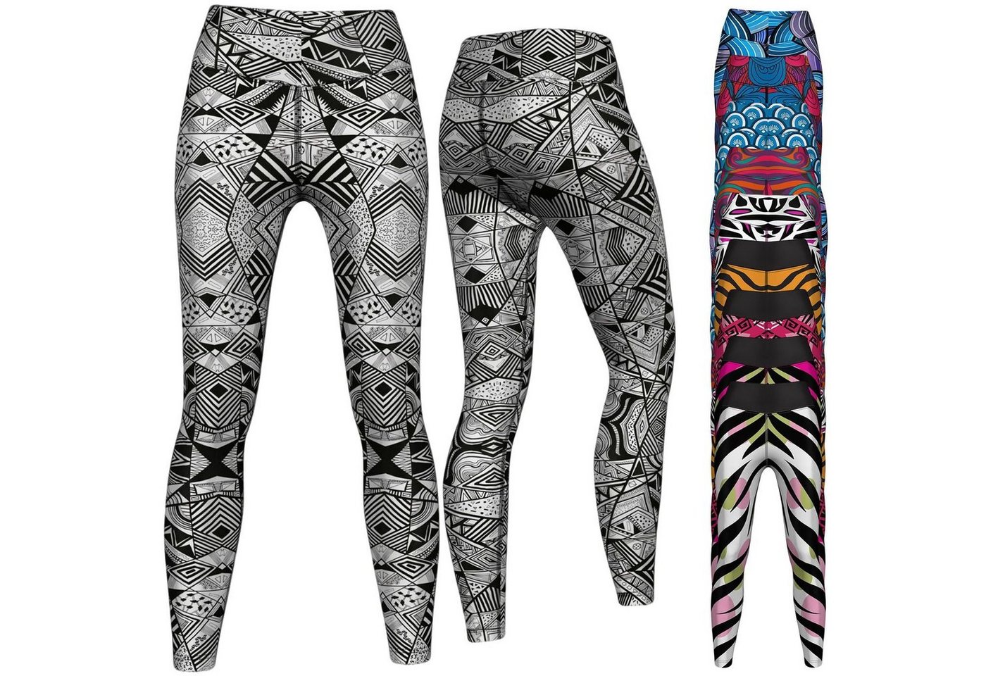 German Wear Leggings GYM-8003 Leggings Sehr dehnbar Fitness Sport Yoga Gymnastik Training Freizeit von German Wear