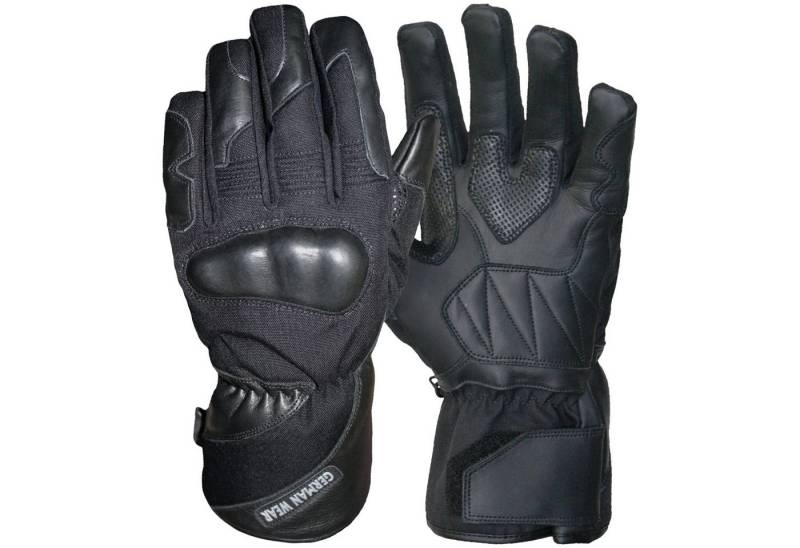 German Wear Motorradhandschuhe GW400G-M4 Motorradhandschuhe Textilhandschuhe Schwarz von German Wear
