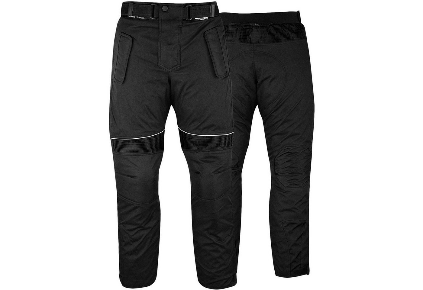 German Wear Motorradhose GW350T schwarz Motorradhose Cordura Textilhose Schwarz von German Wear