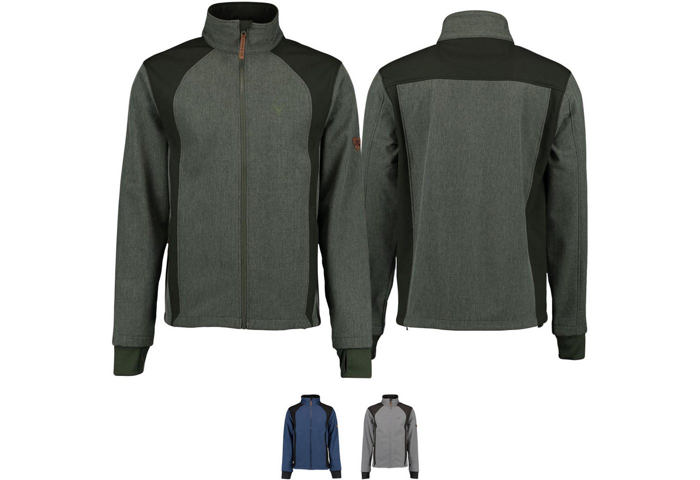 German Wear Strickfleecejacke OP6 Jagdjacke Wanderjacke als Softshelljacke Freizeitjacke hochgeschlossen German Wear Strickfleecejacke OP6 Jagdjacke Wanderjacke als Softshelljacke Freizeitjacke hochgeschlossen von German Wear