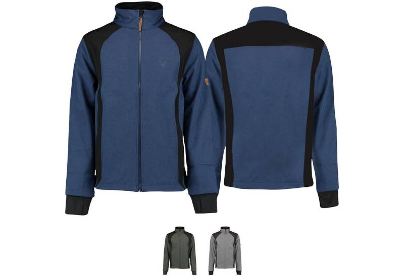 German Wear Strickfleecejacke OP6 Jagdjacke Wanderjacke als Softshelljacke Freizeitjacke hochgeschlossen von German Wear