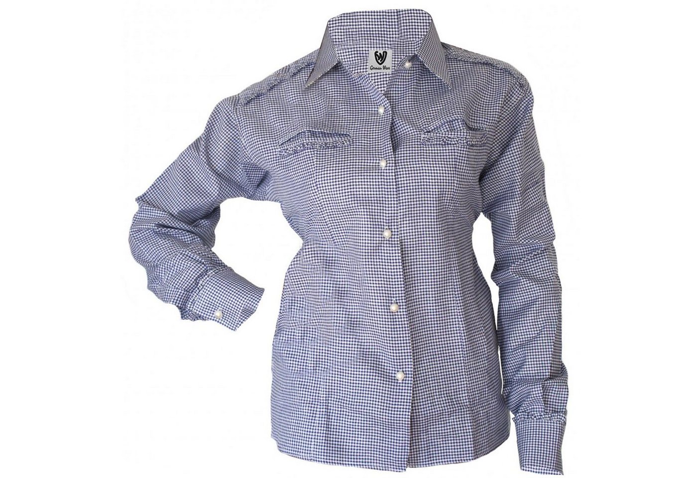 German Wear Trachtenbluse GW1521 Bayerische Langarm Trachtenbluse in 5 Farben – Rüschen & Perlenknopf German Wear Trachtenbluse GW1521 Bayerische Langarm Trachtenbluse in 5 Farben – Rüschen & Perlenknopf von German Wear