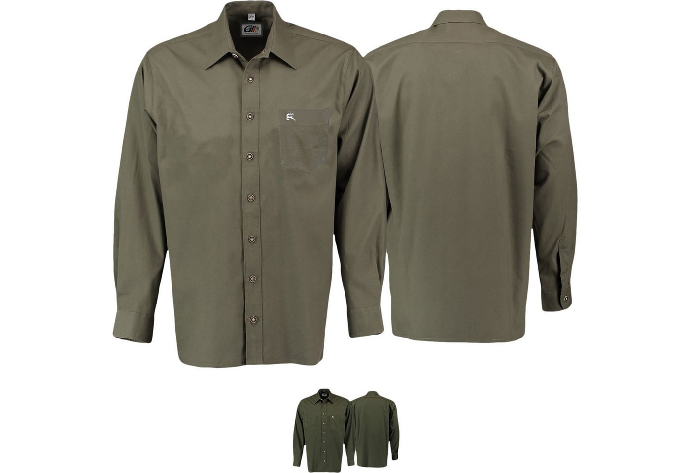 German Wear Trachtenhemd OJ7 - Hirsch Jagdhemd hemd jäger Hemd Langarm Hemd German Wear Trachtenhemd OJ7 - Hirsch Jagdhemd hemd jäger Hemd Langarm Hemd von German Wear