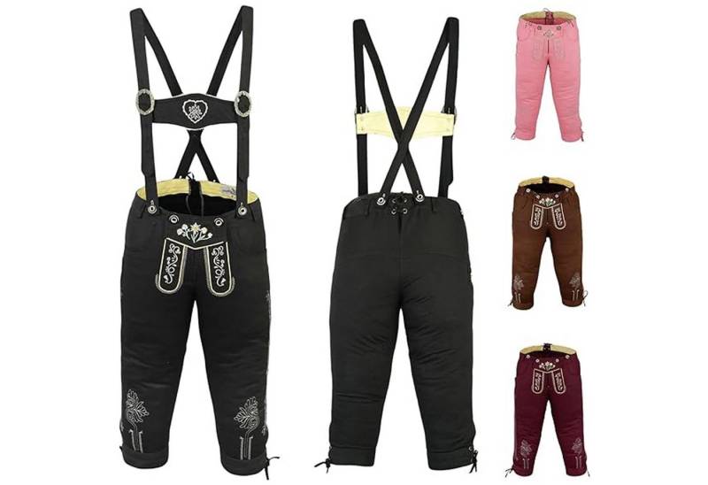 German Wear Trachtenhose GW121 Damen Trachten Jeans Hose mit Hosenträgern von German Wear