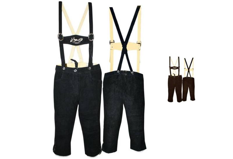 German Wear Trachtenlederhose GW1402 Damen Trachten lederhose Kniebundhose Damenlederhose von German Wear