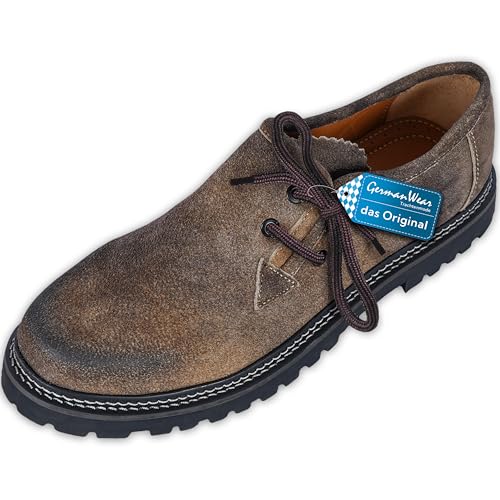 German Wear Trachtenschuhe Haferlschuhe Original rahmengenäht handeingestochen von German Wear