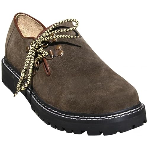 German Wear Trachtenschuhe Haferlschuhe Trachten Schuhe aus Wildleder & Gummisohle, Schuhgröße:41 von German Wear