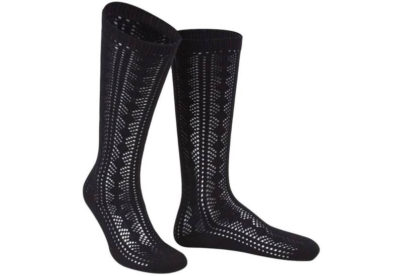 German Wear Trachtensocken GW202 Black Damen Trachtensocken Strümpfe Schwarz von German Wear