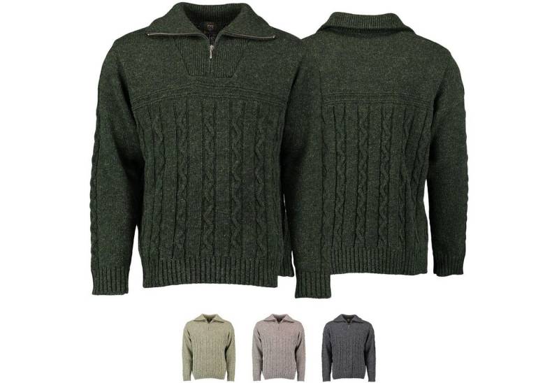 German Wear Trachtenstrickjacke OP5 Herren Strickjacke Jagd Trachten Schurwolle Pullover von German Wear