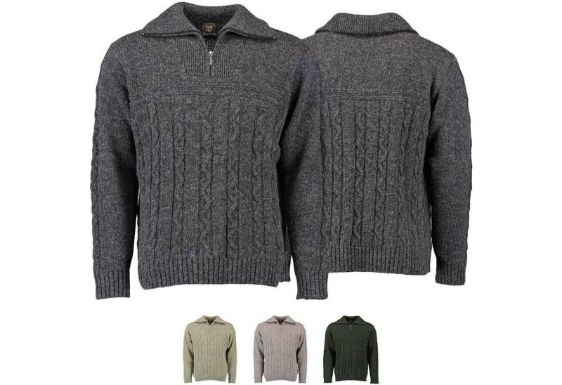 German Wear Trachtenstrickjacke OP5 Herren Strickjacke Jagd Trachten Schurwolle Pullover von German Wear