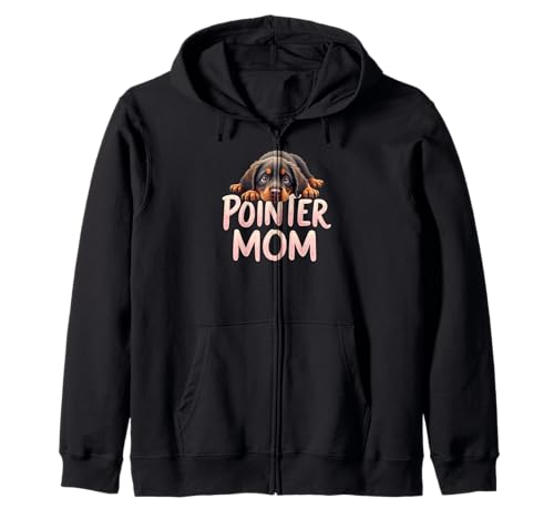 Pointer Mama Hund Deutsche Wirehaar-Pointer Mama Netter Welpe Kapuzenjacke von German Wirehaired Pointer Fun Designs